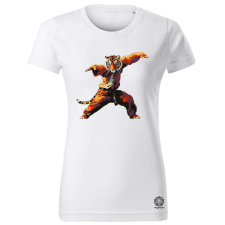 Magnolion Pixelart kung fu tigris v3 női póló - 19 szín, XS-2XL női póló