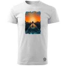 Magnolion Pixelart retró fraktál játék v2 férfi póló - 19 szín, S-3XL férfi póló