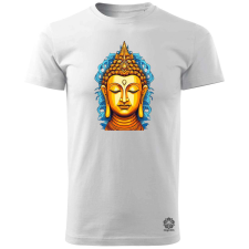 Magnolion Pop art Buddha szobor v1 férfi póló - 19 szín, S-3XL férfi póló