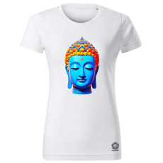 Magnolion Pop art Buddha szobor v2 női póló - 19 szín, XS-2XL