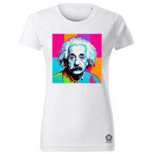 Magnolion Pop art Einstein v12 női póló - 19 szín, XS-2XL női póló