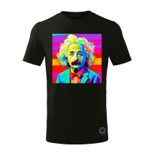 Magnolion Pop art Einstein v14 gyerek póló - 11 szín, 4-12 éves gyerek póló