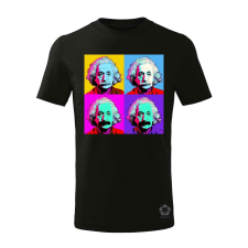 Magnolion Pop art Einstein v2 gyerek póló - 11 szín, 4-12 éves gyerek póló