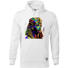 Magnolion Pop art fáraó v1 férfi pulóver - 19 szín, S-5XL férfi pulóver, kardigán