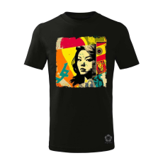 Magnolion Pop art kollázs v11 gyerek póló - 11 szín, 4-12 éves