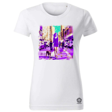 Magnolion Pop art kollázs v5 női póló - 19 szín, XS-2XL női póló