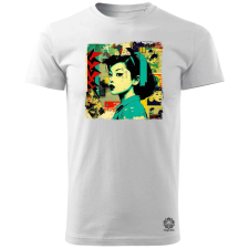 Magnolion Pop art kollázs v8 férfi póló - 19 szín, S-3XL férfi póló