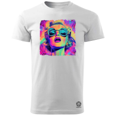 Magnolion Pop art Marilyn Monroe v6 férfi póló - 19 szín, S-3XL