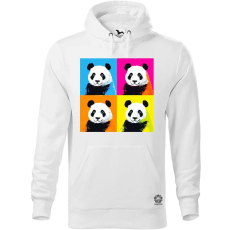 Magnolion Pop art pandák v5 férfi pulóver - 19 szín, S-5XL