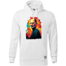 Magnolion Pop art Steve Jobs v3 férfi pulóver - 19 szín, S-5XL