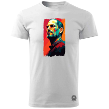 Magnolion Pop art Steve Jobs v4 férfi póló - 19 szín, S-3XL férfi póló