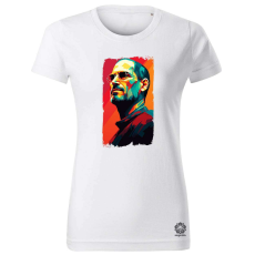 Magnolion Pop art Steve Jobs v4 női póló - 19 szín, XS-2XL