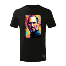 Magnolion Pop art Steve Jobs v8 gyerek póló - 11 szín, 4-12 éves gyerek póló
