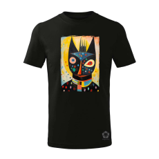 Magnolion Pop art szürreális maszk v3 gyerek póló - 11 szín, 4-12 éves