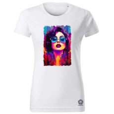 Magnolion Pop art városi vibe v1 női póló - 19 szín, XS-2XL