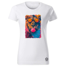 Magnolion Popart oroszlán v1 női póló - 19 szín, XS-2XL
