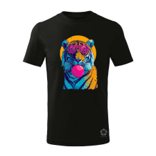 Magnolion Popart tigris v4 gyerek póló - 11 szín, 4-12 éves gyerek póló