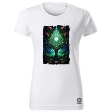 Magnolion Pszichedelikus Az élet fája v8 női póló - 19 szín, XS-2XL