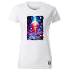 Magnolion Pszichedelikus bolygók v4 női póló - 19 szín, XS-2XL