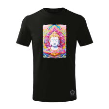 Magnolion Pszichedelikus Buddha v12 gyerek póló - 11 szín, 4-12 éves gyerek póló