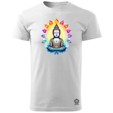 Magnolion Pszichedelikus Buddha v1 férfi póló - 19 szín, S-3XL