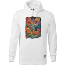 Magnolion Pszichedelikus éteri macska álomkép v3 férfi pulóver - 19 szín, S-5XL férfi pulóver, kardigán