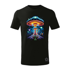 Magnolion Pszichedelikus gomba UFO v3 gyerek póló - 11 szín, 4-12 éves gyerek póló
