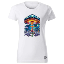 Magnolion Pszichedelikus gomba UFO v3 női póló - 19 szín, XS-2XL női póló