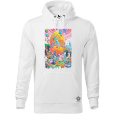 Magnolion Pszichedelikus húsvét v3 férfi pulóver - 19 szín, S-5XL férfi pulóver, kardigán