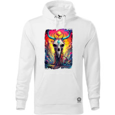 Magnolion Pszichedelikus koponya fantázia v2 férfi pulóver - 19 szín, S-5XL
