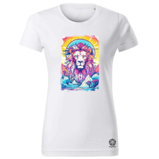 Magnolion Pszichedelikus oroszlán v3 női póló - 19 szín, XS-2XL női póló