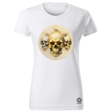 Magnolion Rajz koponyák v2 női póló - 19 szín, XS-2XL női póló