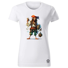 Magnolion Rajzfilm kalóz v6 női póló - 19 szín, XS-2XL női póló