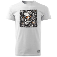 Magnolion Rajzfilm punk srác v21 férfi póló - 19 szín, S-3XL