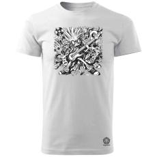 Magnolion Rajzfilm punk srác v35 férfi póló - 19 szín, S-3XL