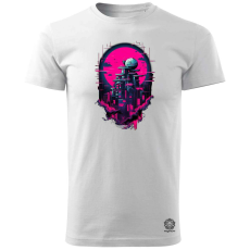 Magnolion Retró csontváz király v2 férfi póló - 19 szín, S-3XL