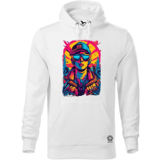 Magnolion Retró fantázia v1 férfi pulóver - 19 szín, S-5XL