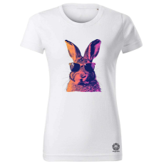 Magnolion Retró nyuszi v8 női póló - 19 szín, XS-2XL
