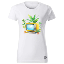 Magnolion Retrtó TV v4 női póló - 19 szín, XS-2XL női póló