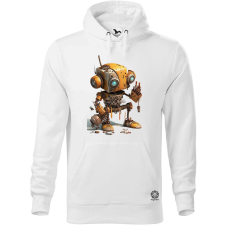 Magnolion Rozsdás robot kölyök v1 férfi pulóver - 19 szín, S-5XL férfi pulóver, kardigán