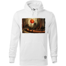 Magnolion Séta vörös hold alatt v1 férfi pulóver - 19 szín, S-5XL férfi pulóver, kardigán