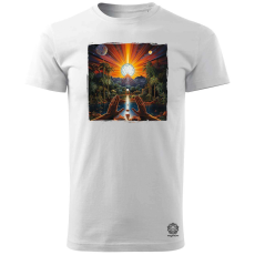 Magnolion Spirituális ébredés v8 férfi póló - 19 szín, S-3XL
