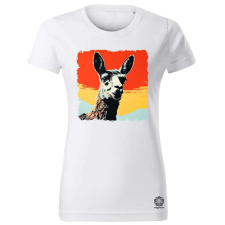 Magnolion Street art láma v1 női póló - 19 szín, XS-2XL női póló