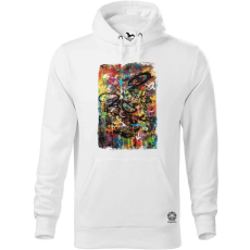 Magnolion Streetart tipográfia v3 férfi pulóver - 19 szín, S-5XL