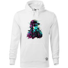 Magnolion Synthwave digitális művészet v4 férfi pulóver - 19 szín, S-5XL