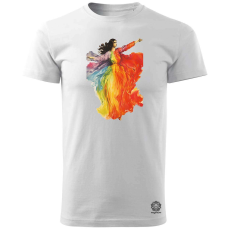 Magnolion Színes tánc v1 férfi póló - 19 szín, S-3XL