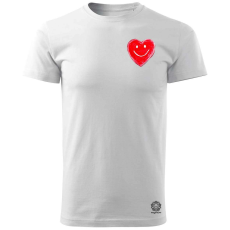 Magnolion Szív rajz zseb v2 férfi póló - 19 szín, S-3XL