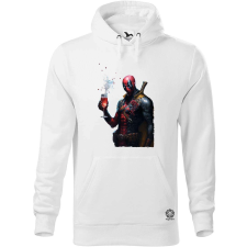 Magnolion Szuperhős party Deadpool v1 férfi pulóver - 19 szín, S-5XL férfi pulóver, kardigán