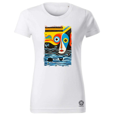 Magnolion Szürreál absztrakt utazás v1 női póló - 19 szín, XS-2XL női póló