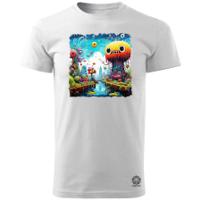 Magnolion Szürreál firka szörnyek v3 férfi póló - 19 szín, S-3XL férfi póló